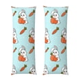 thumbnail image 1 of Bixox Rabbit Is Eating Carrots Print Body Pillow Cover with Zipper Closure, Cozy Fuzzy Fleece Body Pillow Case Cover 20 x 54 Inches,Long Body Pillow Pillowcase, 1 of 6