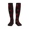 thumbnail image 1 of Bixox Red Spider On The Web Print Compression Socks,Compression Socks Women & Men Circulation for Medical,Running,Athletic, 1 of 7