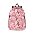thumbnail image 1 of Bixox Rose Flowers Printing Canvas Backpack Lightweight Casual Travel Backpack School Backpack Fits 15.6 Inch Notebook, 1 of 5