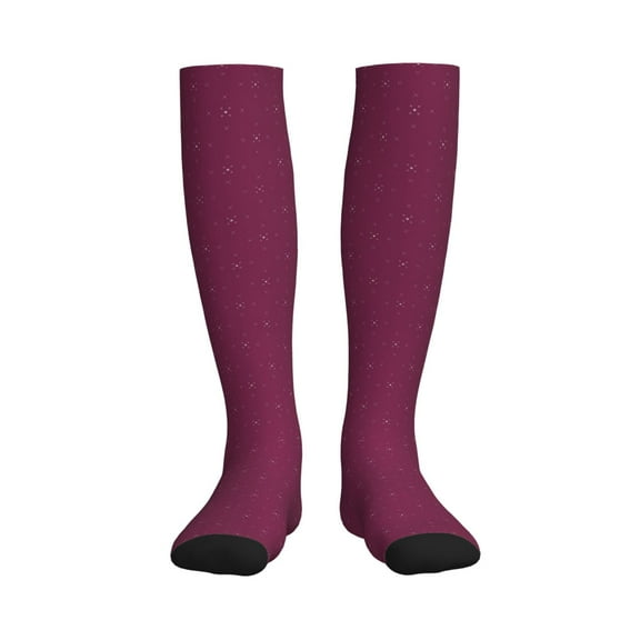 Bixox Small Stars Print Compression Socks,Compression Socks Women & Men Circulation for Medical,Running,Athletic