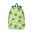 thumbnail image 1 of Bixox St Patrick's Day11 Printing Canvas Backpack Lightweight Casual Travel Backpack School Backpack Fits 15.6 Inch Notebook, 1 of 5
