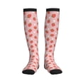 thumbnail image 1 of Bixox Strawberry Print Compression Socks,Compression Socks Women & Men Circulation for Medical,Running,Athletic, 1 of 7