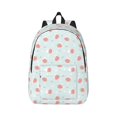 thumbnail image 1 of Bixox Strawberry Printing Canvas Backpack Lightweight Casual Travel Backpack School Backpack Fits 15.6 Inch Notebook, 1 of 5