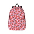 thumbnail image 1 of Bixox Strawberry Printing Canvas Backpack Lightweight Casual Travel Backpack School Backpack Fits 15.6 Inch Notebook, 1 of 5