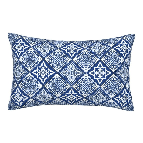 Bixox Stylized Flowers Vintage Boho Printed Pillow Protector,Super Soft Ideal for Home,Guests,Rentals - 16"x24"