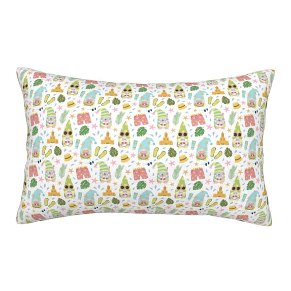 Bixox Summer Beach Gnomes Printed Pillow Protector,Super Soft Ideal for Home,Guests,Rentals - 20"x30"