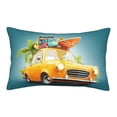 thumbnail image 1 of Bixox Summer Funny Retro Car Printed Pillow Protector,Super Soft Ideal for Home,Guests,Rentals - 20"x30", 1 of 8