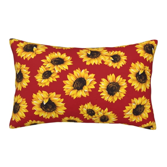 Bixox Sunflowers Printed Pillow Protector,Super Soft Ideal for Home,Guests,Rentals - 14"x20"