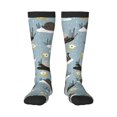 thumbnail image 1 of Bixox Swan Princess On Lake Patterned Men's and Women's Knee Socks High Socks Outdoor Sports Socks, 1 of 5
