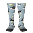 thumbnail image 1 of Bixox Swan Princess On Lake Patterned Men's and Women's Knee Socks High Socks Outdoor Sports Socks, 1 of 1