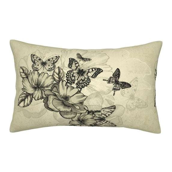 Bixox Vintage Floral Printed Pillow Protector,Super Soft Ideal for Home,Guests,Rentals - 20"x30"