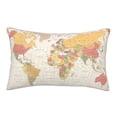 thumbnail image 1 of Bixox Vintage World Map1 Printed Pillow Protector,Super Soft Ideal for Home,Guests,Rentals - 20"x30", 1 of 8