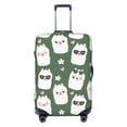 thumbnail image 1 of Bixox Washable Alpaca Faces Printed Luggage Cover, Fashion Suitcase Protector Fits for Medium luggage, 1 of 8