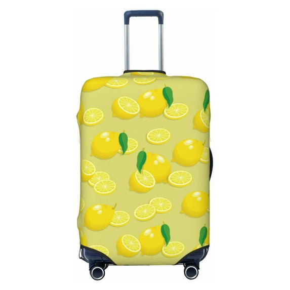 Bixox Washable Bright Lemons Printed Luggage Cover, Fashion Suitcase Protector Fits for X-Large luggage