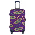 thumbnail image 1 of Bixox Washable Carnival Masks and Beads Printed Luggage Cover, Fashion Suitcase Protector Fits for Small luggage, 1 of 8