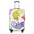 thumbnail image 1 of Bixox Washable Cute Chameleons Printed Luggage Cover, Fashion Suitcase Protector Fits for Small luggage, 1 of 8