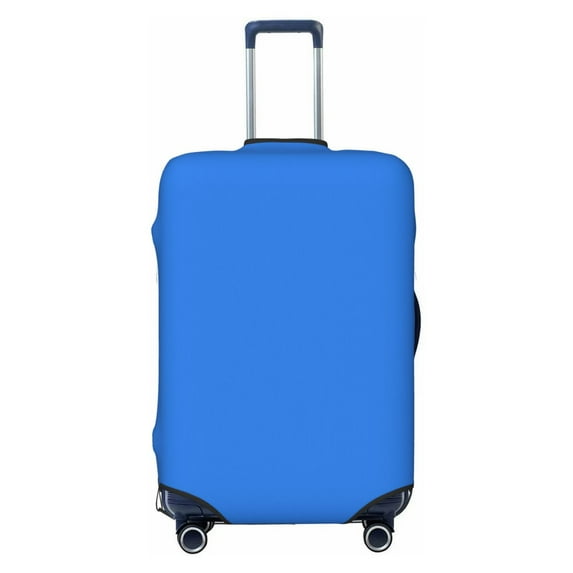 Bixox Washable Dodgerblue Printed Luggage Cover, Fashion Suitcase Protector Fits for Medium luggage