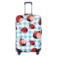 thumbnail image 1 of Bixox Washable Flowers and Lady Bugs Printed Luggage Cover, Fashion Suitcase Protector Fits for Small luggage, 1 of 8