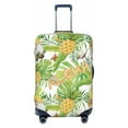 thumbnail image 1 of Bixox Washable Gnome and Pineapple Printed Luggage Cover, Fashion Suitcase Protector Fits for Large luggage, 1 of 8