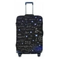 thumbnail image 1 of Bixox Washable Physical Formulas Printed Luggage Cover, Fashion Suitcase Protector Fits for X-Large luggage, 1 of 8