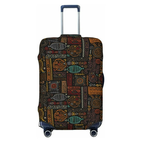 Bixox Washable Polynesian Turtles Printed Luggage Cover, Fashion Suitcase Protector Fits for Small luggage