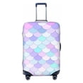 thumbnail image 1 of Bixox Washable Rainbow Scales Printed Luggage Cover, Fashion Suitcase Protector Fits for Small luggage, 1 of 8