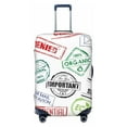 thumbnail image 1 of Bixox Washable Stamp Set Collection Printed Luggage Cover, Fashion Suitcase Protector Fits for Medium luggage, 1 of 8