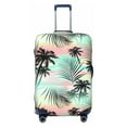 thumbnail image 1 of Bixox Washable Tropical Summer Palm Printed Luggage Cover, Fashion Suitcase Protector Fits for Medium luggage, 1 of 8
