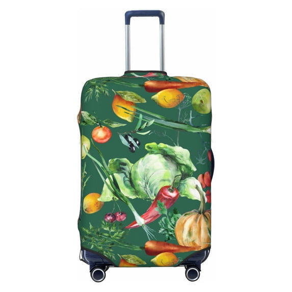 Bixox Washable Vegan Printed Luggage Cover, Fashion Suitcase Protector Fits for Medium luggage
