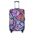 thumbnail image 1 of Bixox Washable Watercolor Butterflies Printed Luggage Cover, Fashion Suitcase Protector Fits for Small luggage, 1 of 8