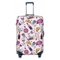 thumbnail image 1 of Bixox Washable Wine Printed Luggage Cover, Fashion Suitcase Protector Fits for Small luggage, 1 of 8
