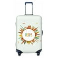 thumbnail image 1 of Bixox Washable World Travel3 Printed Luggage Cover, Fashion Suitcase Protector Fits for Large luggage, 1 of 8