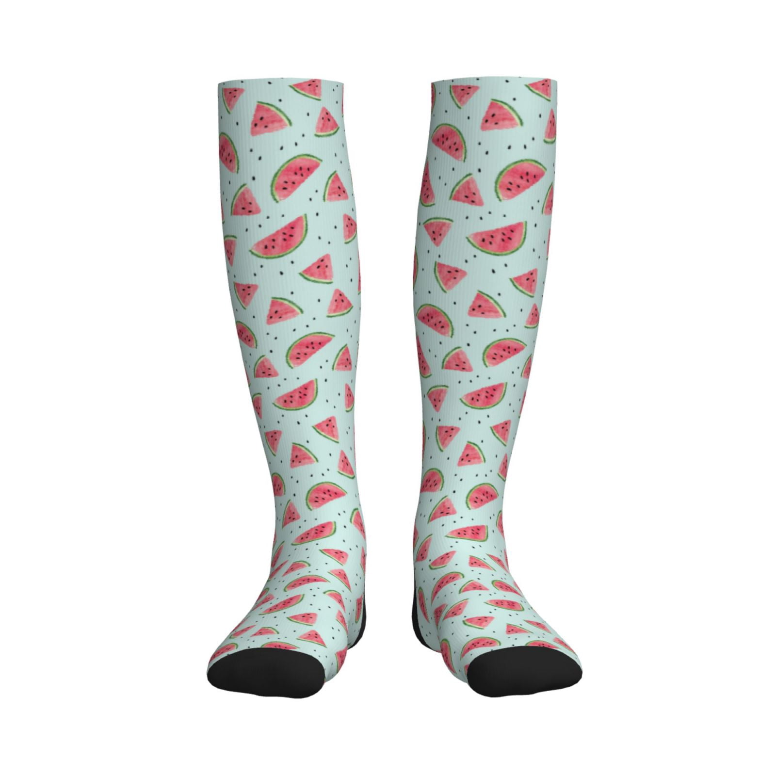 Bixox Watermelon Print Compression Socks,Compression Socks Women & Men ...