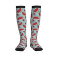 thumbnail image 1 of Bixox Watermelon Print Compression Socks,Compression Socks Women & Men Circulation for Medical,Running,Athletic, 1 of 7