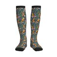 thumbnail image 1 of Bixox Wolf Fox In Flower Forest Print Compression Socks,Compression Socks Women & Men Circulation for Medical,Running,Athletic, 1 of 7