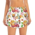 thumbnail image 1 of Bixox Women's Autumn Harvest Truck pattern 2 in 1 Running Shorts - Lightweight Athletic Workout Gym Yoga Shorts Liner with Pockets - Small, 1 of 5