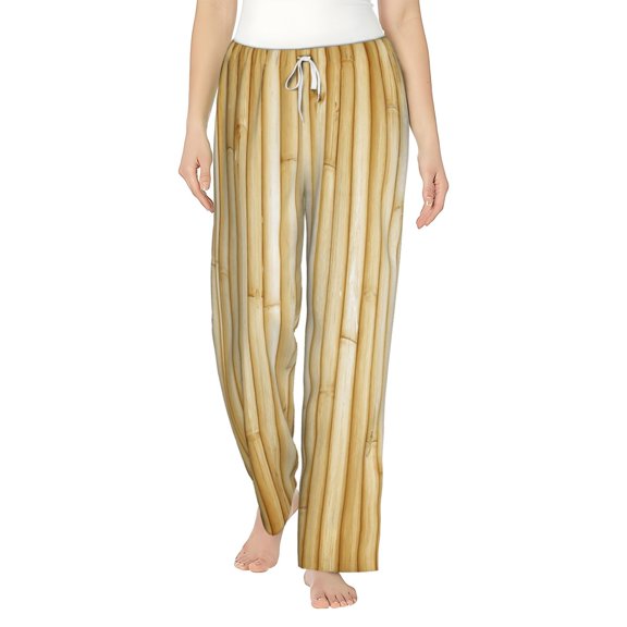 Bixox Women's Bamboo Wall Patterned Pajama Pants Loungewear