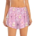thumbnail image 1 of Bixox Women's Butterfly 1 pattern 2 in 1 Running Shorts - Lightweight Athletic Workout Gym Yoga Shorts Liner with Pockets - XX-Large, 1 of 5