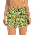 thumbnail image 1 of Bixox Women's Cute Tractor pattern 2 in 1 Running Shorts - Lightweight Athletic Workout Gym Yoga Shorts Liner with Pockets - XX-Large, 1 of 7