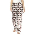 thumbnail image 1 of Bixox Women's Dachshund And Hearts Patterned Pajama Pants Loungewear, 1 of 5