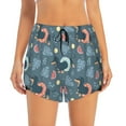 thumbnail image 1 of Bixox Women's Dachshund Dog Puppy pattern 2 in 1 Running Shorts - Lightweight Athletic Workout Gym Yoga Shorts Liner with Pockets - Small, 1 of 7