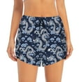 thumbnail image 1 of Bixox Women's Dragon pattern 2 in 1 Running Shorts - Lightweight Athletic Workout Gym Yoga Shorts Liner with Pockets - XX-Large, 1 of 7