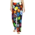 thumbnail image 1 of Bixox Women's Easter Eggs2 Patterned Pajama Pants Loungewear, 1 of 5