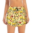 thumbnail image 1 of Bixox Women's Funny Construction Vehicles pattern 2 in 1 Running Shorts - Lightweight Athletic Workout Gym Yoga Shorts Liner with Pockets - XX-Large, 1 of 7