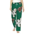 thumbnail image 1 of Bixox Women's Gingerbread Snowman Cookies Patterned Pajama Pants Loungewear, 1 of 5