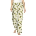thumbnail image 1 of Bixox Women's Green Snake Patterned Pajama Pants Loungewear, 1 of 5