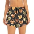 thumbnail image 1 of Bixox Women's Heart pattern 2 in 1 Running Shorts - Lightweight Athletic Workout Gym Yoga Shorts Liner with Pockets - XX-Large, 1 of 7