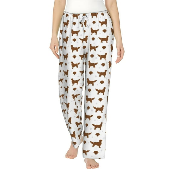 Bixox Women's Labrador Retriever Dog Patterned Pajama Pants Loungewear