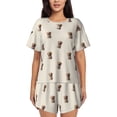 thumbnail image 1 of Bixox Women's Labrador Retriever Dog Printed Pajama Set 2 Piece Lounge Set Top and Shorts Soft Pajamas, Shorts with Pockets, 1 of 7