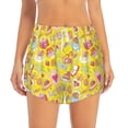 thumbnail image 1 of Bixox Women's Love Heart1 pattern 2 in 1 Running Shorts - Lightweight Athletic Workout Gym Yoga Shorts Liner with Pockets - X-Large, 1 of 5